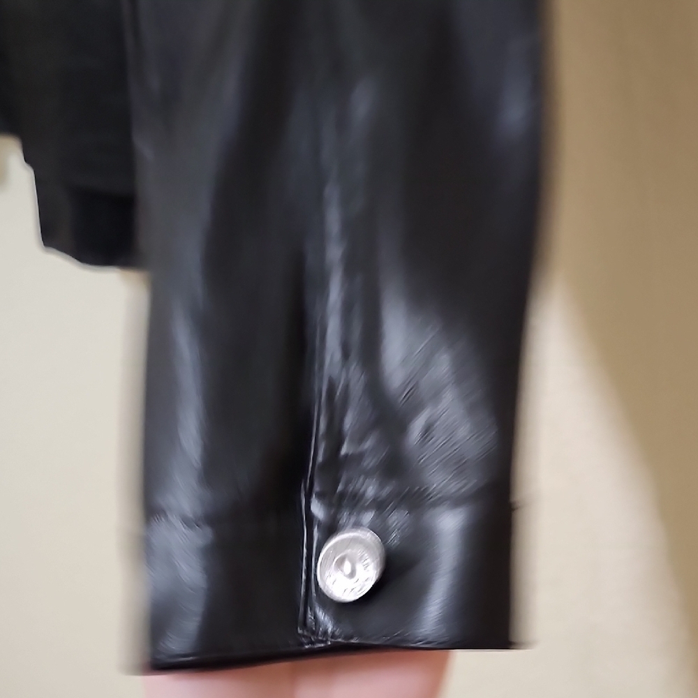 Zara Black Leather Jacket - Picture 11 of 11